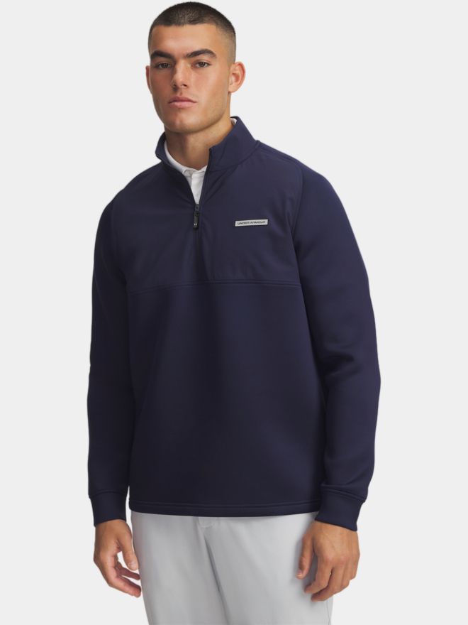 Under Armour Drive Pro Hybrid HZ Stretch Midlayer navy