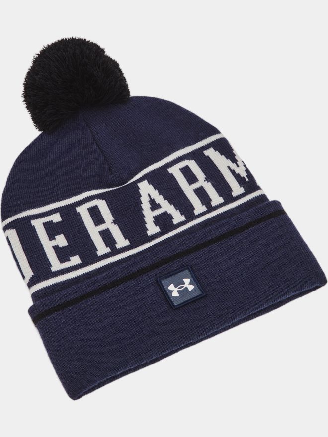 Under Armour Halftime Pom Beanie Mütze navy