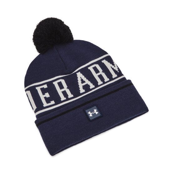 Under Armour Halftime čepice Pom Beanie Hat námořnická modrá