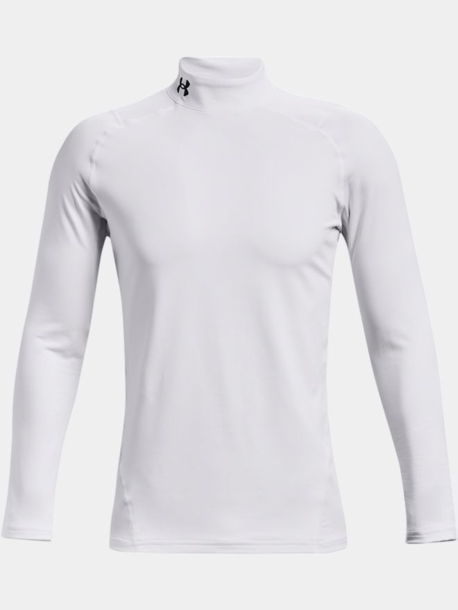 Under Armour CG Armour Fitted Mock Unterzieher weiß