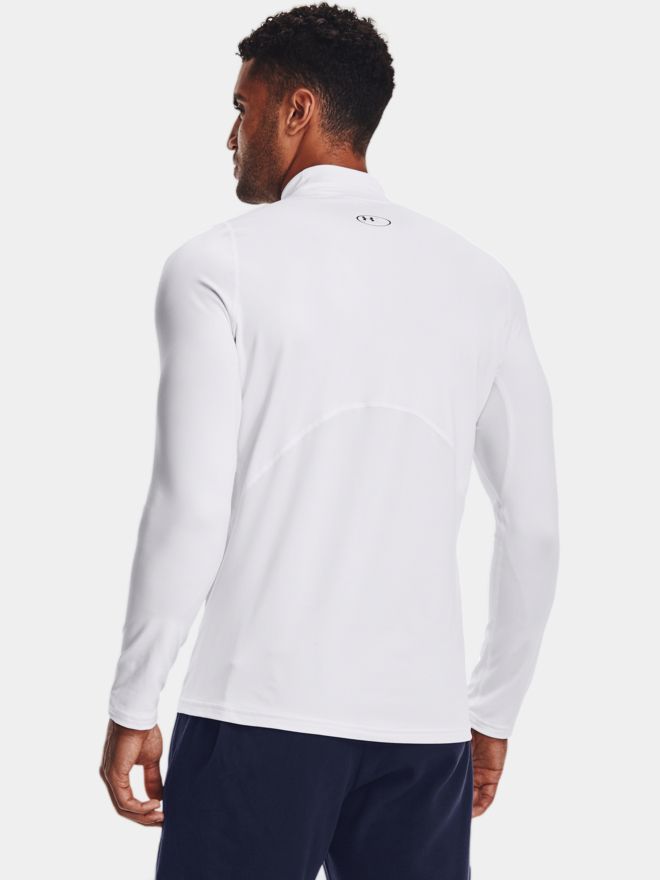 Under Armour CG Armour Fitted Mock Unterzieher weiß