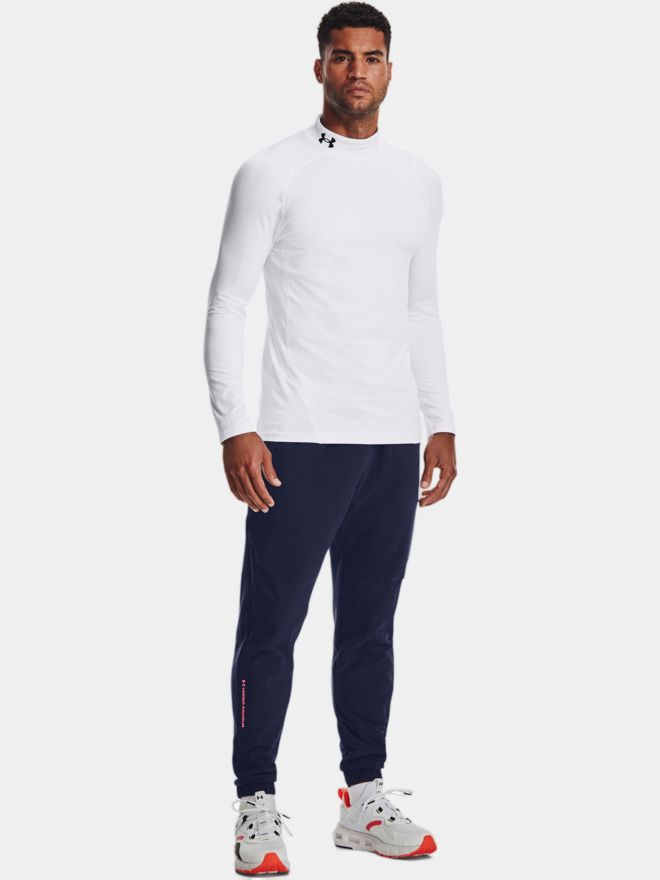 Under Armour CG Armour Fitted Mock Unterzieher weiß