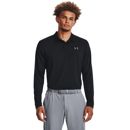 Under Armour Matchplay Langarm Polo schwarz