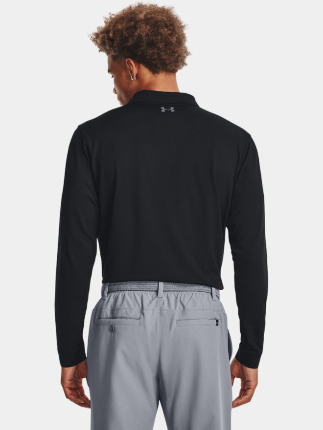 Under Armour Matchplay Langarm Polo schwarz