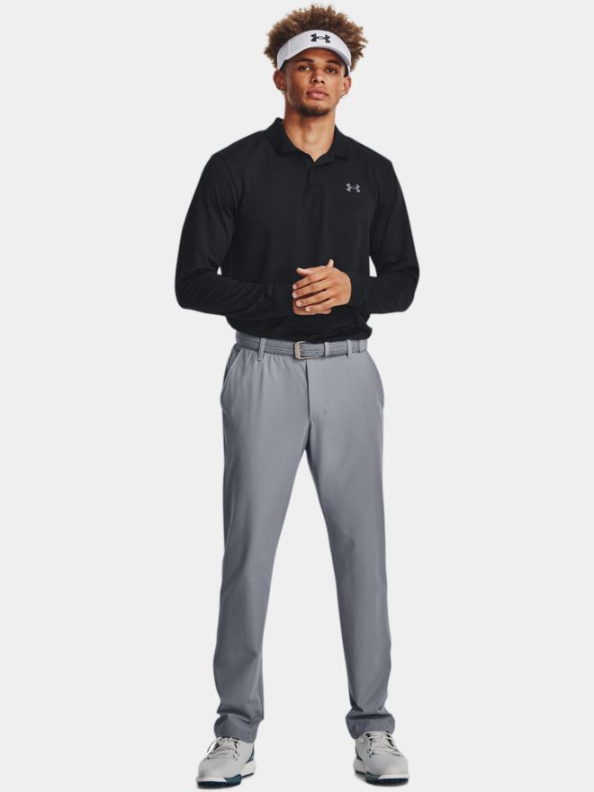 Under Armour Matchplay Langarm Polo schwarz