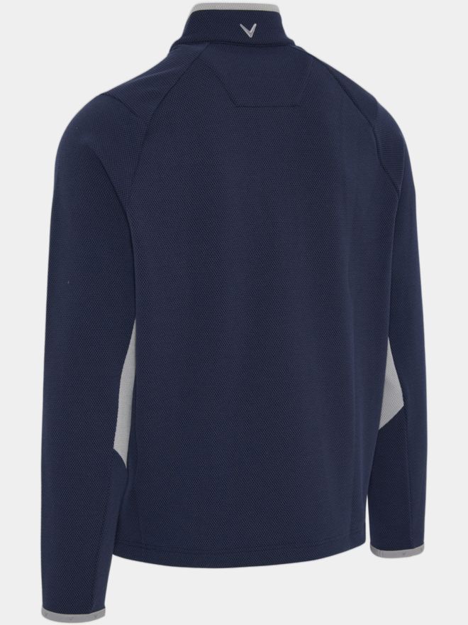 Callaway BLOCKED LS 1/4 ZIP PULLOVER Thermo Midlayer navy