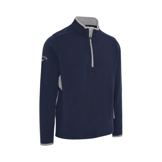 Callaway BLOCKED LS 1/4 ZIP PULLOVER Thermo Midlayer navy