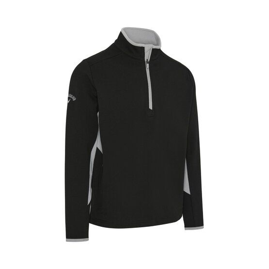 Callaway  BLOCKED LS 1/4 ZIP PULLOVER Thermo Midlayer schwarz