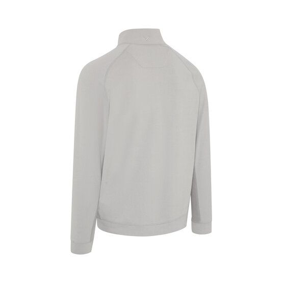 Callaway BRUSHED RIB 1/4 ZIP PULLOVER Stretch Midlayer grau melange