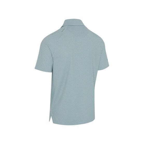 Callaway TEXTURED CHEV PRINTED Halbarm Polo hellgrün