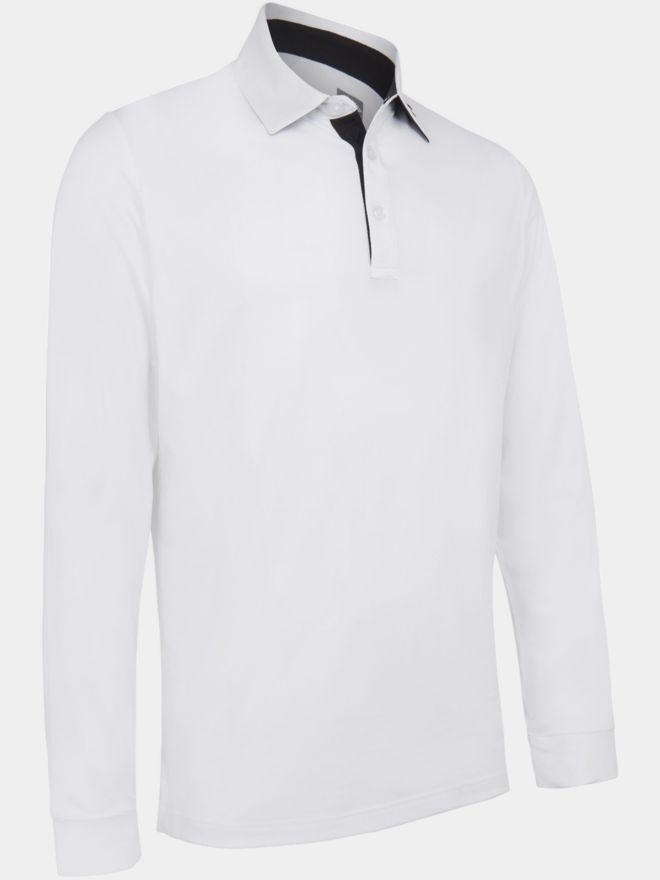 Callaway LS PERFORMANCE Langarm Polo weiß