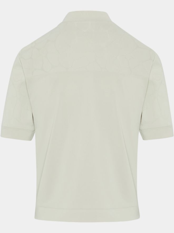 Penguin LASER CUT FLORAL Halbarm Polo beige
