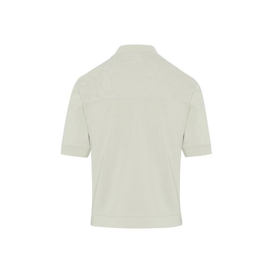 Penguin LASER CUT FLORAL Halbarm Polo beige