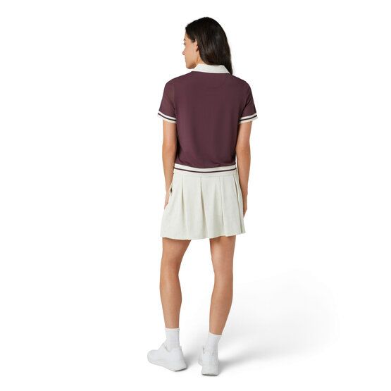 Penguin WAIST LENGTH COLORBLOCK Halbarm Polo dunkelrot