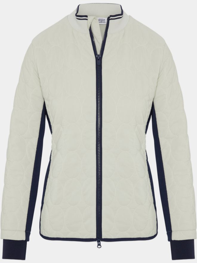 Penguin Prošívaná péřová bunda Termo bunda béžová