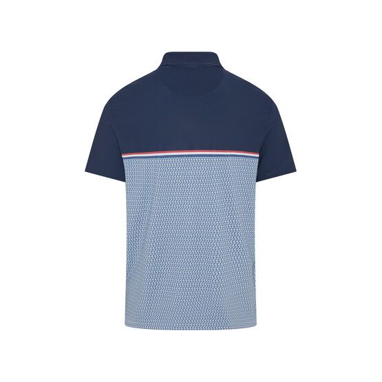 Penguin  Engineered P Color Blok Print polo s krátkým rukávem šedá