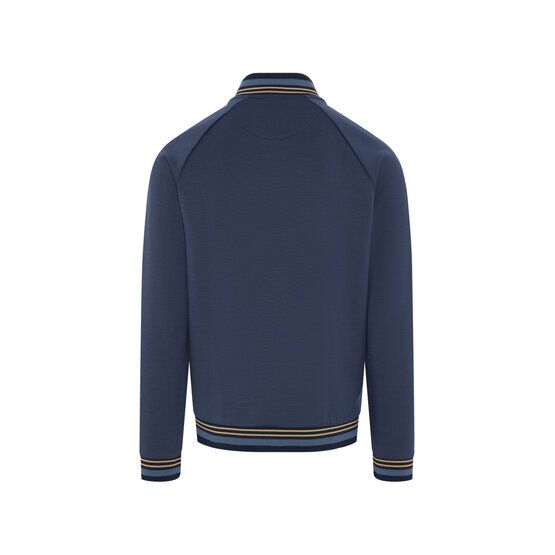 Penguin LS Full Zip Heritage Knit Track Jacket Stretch Jacke navy