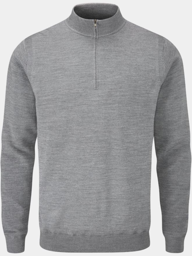 Ping Pletenina Croy Windstopper šedá melanžová