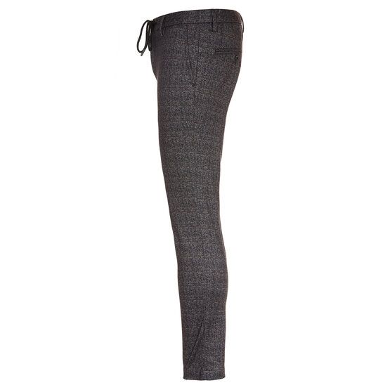 Alberto JUMP-G - Jersey Check Joggpant Hose blau