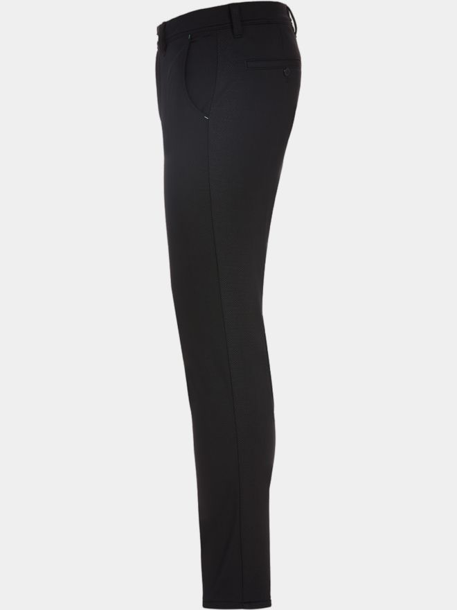 Alberto ROOKIE - Cosy Jersey Check WR Thermo Hose schwarz