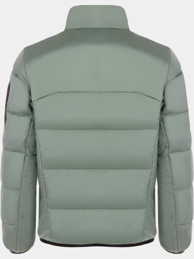 BOSS Termo bunda OW_Urbanex s kapucí olivová