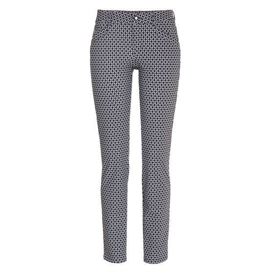 Alberto JANA - WR Print lang Hose schwarz
