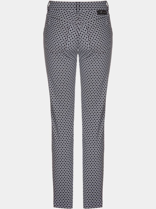 Alberto JANA - WR Print lang Hose schwarz