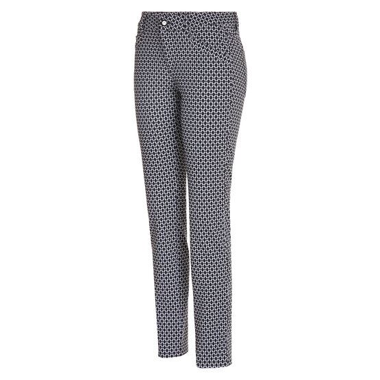 Alberto JANA - WR Print lang Hose schwarz