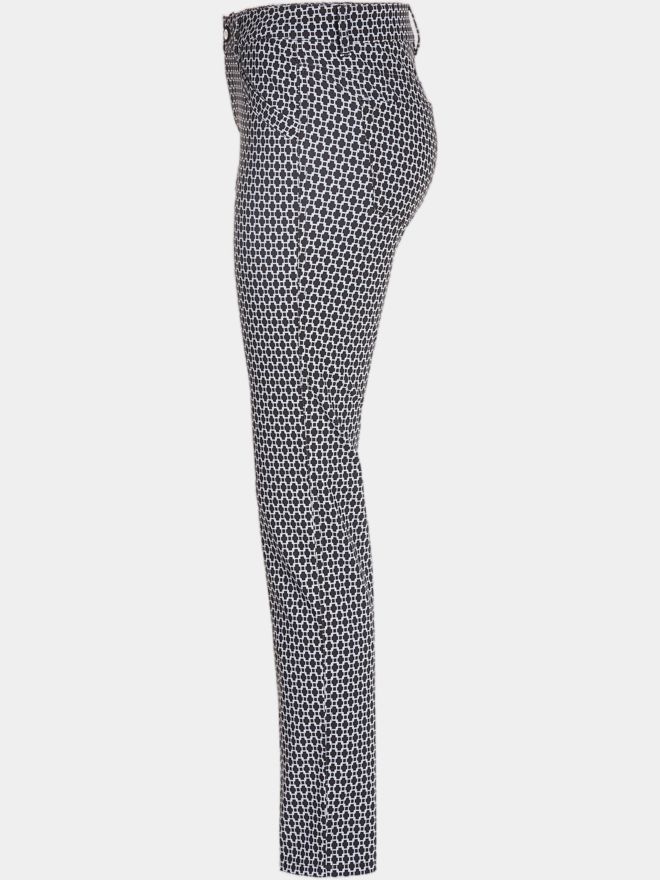 Alberto JANA - WR Print lang Hose schwarz