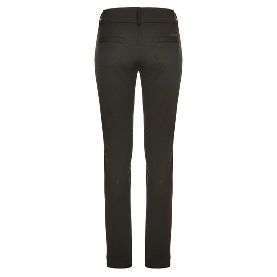 Alberto LUCY - Cosy Jersey Check WR Thermo Hose dunkelgrün
