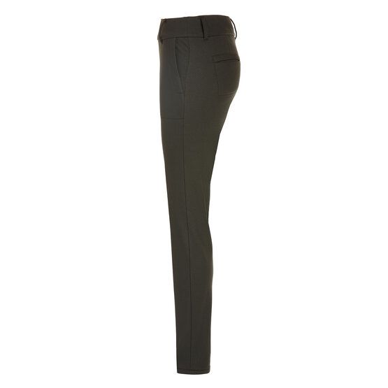 Alberto LUCY - Cosy Jersey Check WR Thermo Hose dunkelgrün