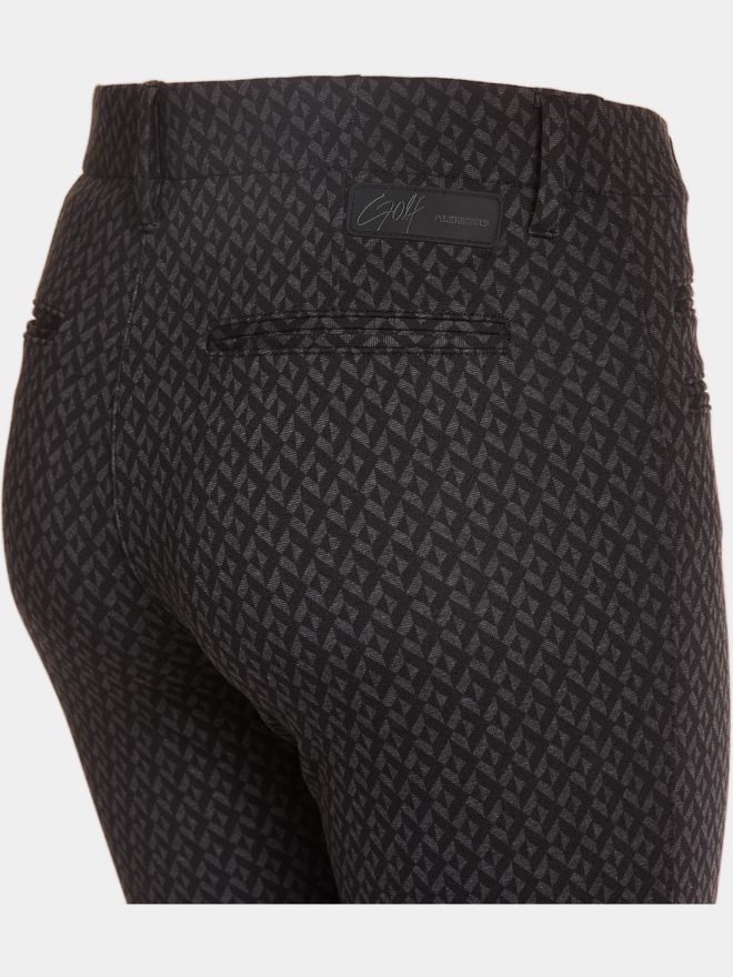 Alberto TINA - Black jersey print long pants black
