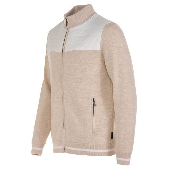 Daniel Springs  Merino Hybrid Windstopp knit ecru