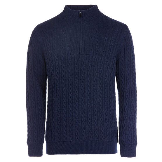 Daniel Springs  Troyer windstopper knit navy
