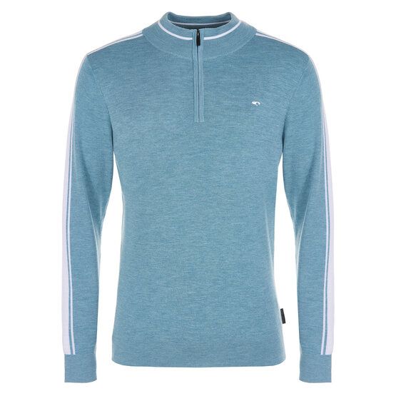 Daniel Springs  Merino Troyer Troyer knit petrol