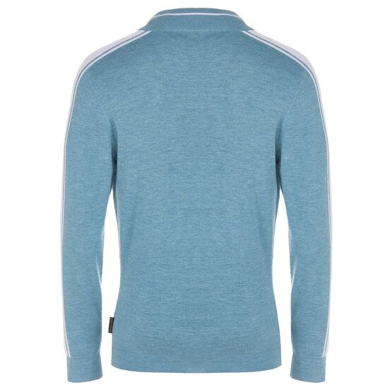 Daniel Springs  Merino Troyer Troyer knit petrol
