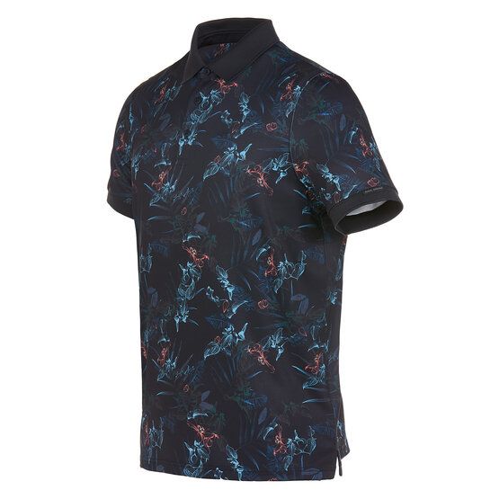 Daniel Springs Druck Funktions Halbarm Polo navy
