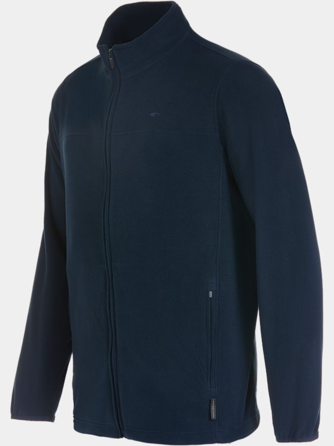 Daniel Springs Warme Fleece Jacke dunkelblau