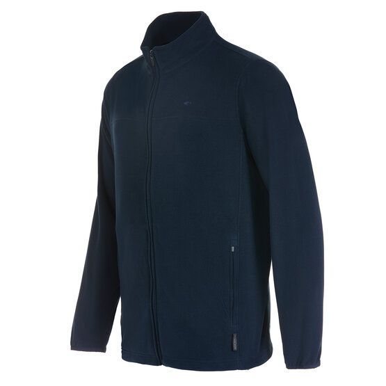 Daniel Springs Warme Fleece Jacke dunkelblau