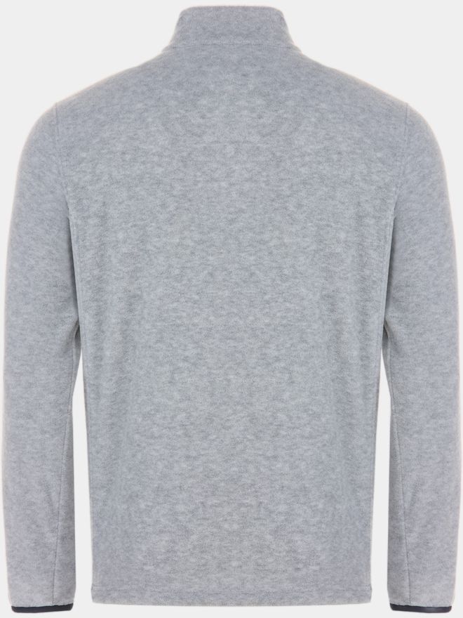 Daniel Springs Warme Fleece Jacke grau melange