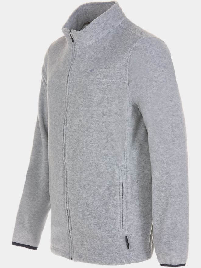 Daniel Springs Warme Fleece Jacke grau melange
