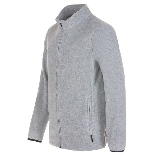 Daniel Springs Warme Fleece Jacke grau melange
