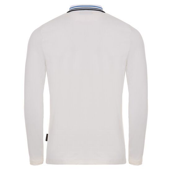 Daniel Springs Thermo Langarm Polo offwhite