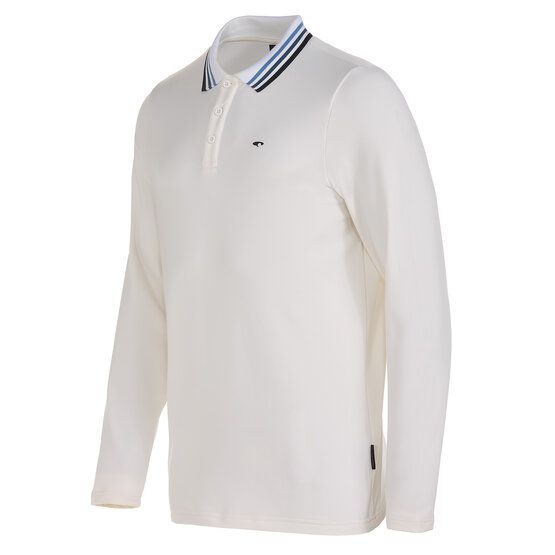 Daniel Springs Thermo Langarm Polo offwhite