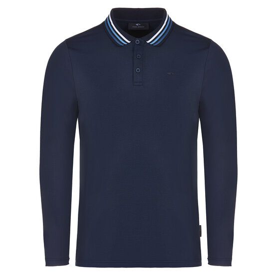 Daniel Springs Thermo Langarm Polo navy
