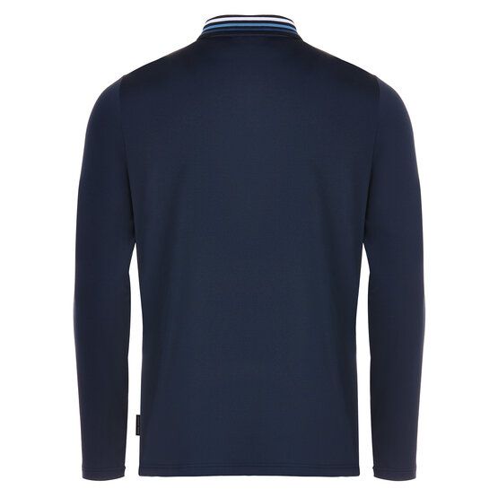Daniel Springs Thermo Langarm Polo navy
