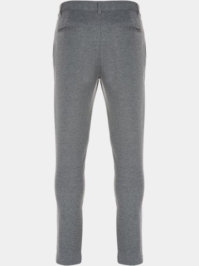 Daniel Springs PEPE Pique Melange lang Hose grau melange