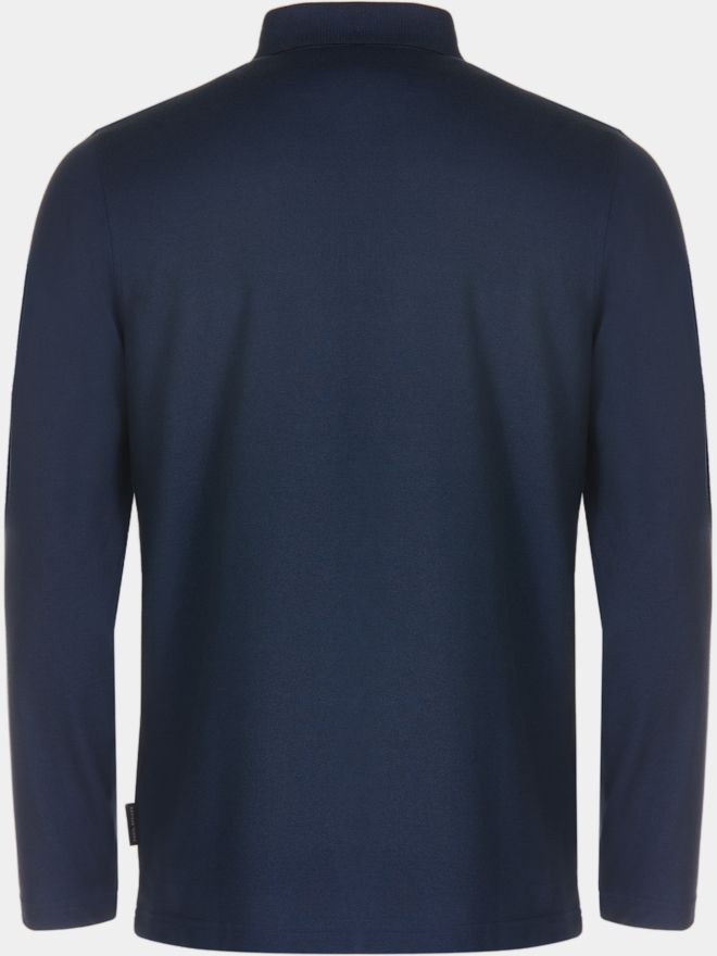 Daniel Springs Pique Thermo Langarm Polo navy