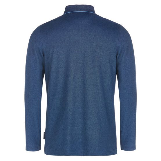 Daniel Springs Pique Thermo Langarm Polo denim