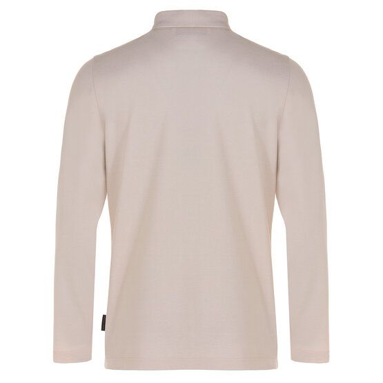 Daniel Springs Pique Thermo Langarm Polo sand